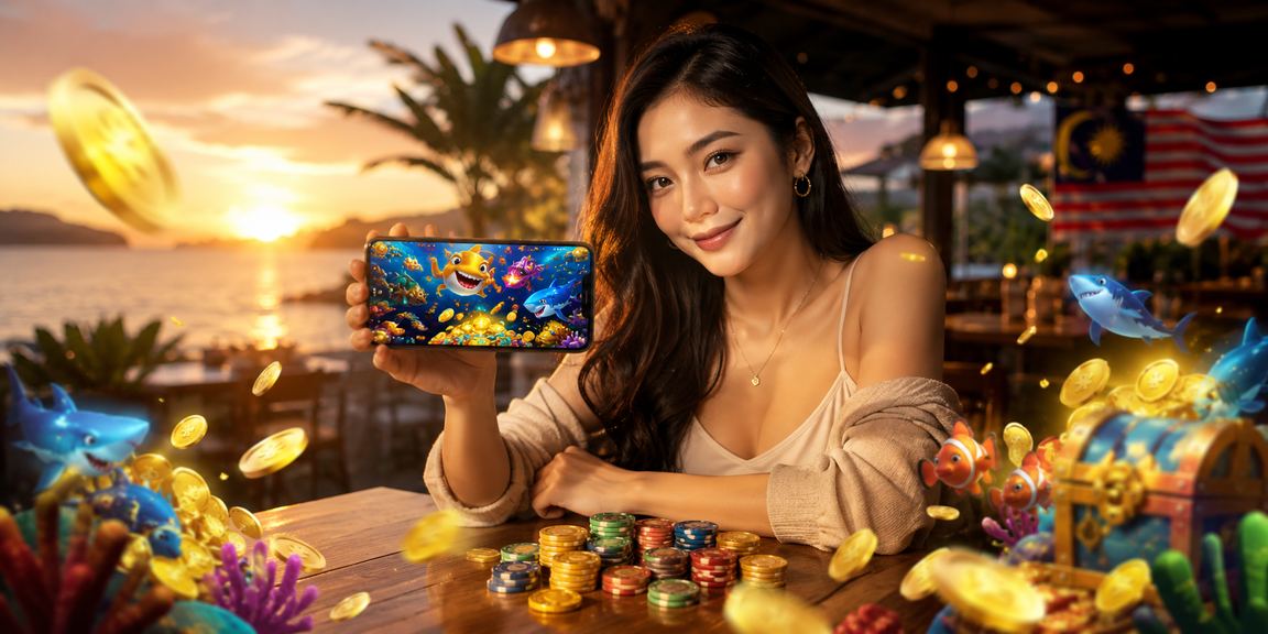 Permainan Menangkap Ikan di x86 dengan grafik interaktif dan menarik